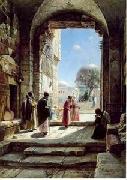 unknow artist Arab or Arabic people and life. Orientalism oil paintings 124 oil on canvas